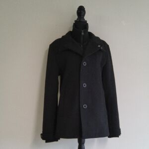 Men & Women Black Jacket